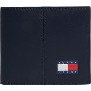 Tommy Jeans Tjm Heritage Leather CC & Coin Am0am14282, Portafoglio Bifold Uomo, Blue (Dark Night Navy), One Size
