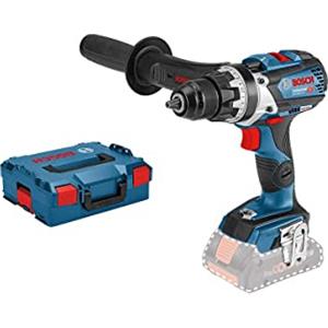 Bosch Professional Trapano-avvitatore a batteria GSR 18V-110 C, 18V System (coppia di serraggio max.: 110 Nm, Ø viti max.: 12 mm, batterie e caricabatteria non incl., in valigetta L-BOXX)