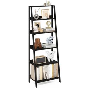 Furinno Ladder Scaffale per libreria a scala, a 6 livelli, Espresso