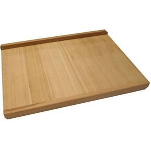 CULIMI Spianatoia in Legno di Faggio con Bordi - 100 x 60 cm Piano di Lavoro per Impastare Pizza Pane e Pasta Fresca - Tavola Impastatrice Naturale per Cucina