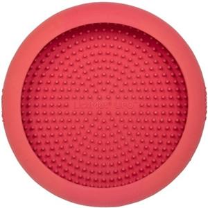 LickiMat UFO - Tappetino in gomma rosa per cani, ideale per leccare cibo e stimolare la salivazione