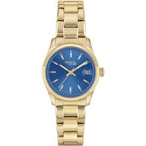 Breil Orologio DONNA CLASSIC ELEGANCE quadrante MONO-COLORE BLU CHIARO movimento SOLO TEMPO - 3 LANCETTE QUARZO e BRACCIALE ACCIAIO COLORATO ORO EW0599