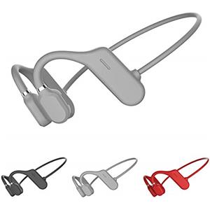 Queen.Y Cuffia a Conduzione Ossea Bluetooth Open Ear Auricolare Stereo Hifi Wireless con Microfono per Sport Fitness Ciclismo Corsa Guida Palestra