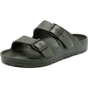 Foinledr Sandali Comodi per Donna con Fibbia Regolabile, Pantofole Estive Antiscivolo per Uomo, Pantofole Unisex Morbide, Ciabatte Casual in Eva, Sandali Orthopedici Piatti con Suola Clog