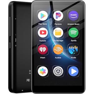 Diofox Lettore MP3 da 160 GB con Bluetooth WLAN, Lettore MP4 da 4,02" con Spotify, Schermo Touch Screen HD con Altoparlante, MP3 Lettore Musicale Android 13.0 con HiFi,Audible, Deezer,Amazon Music,Play Store