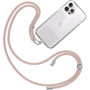 TBOC Cordino Catenella Laccio Strap Porta Cover [Pesca] per Telefono Cellulare da Collo - Tracolla Catenina con Cordini da Phone Cellulari Telefoni Accessori Universale Laccetti Donna Uomo
