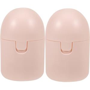 SEWOART 2pezzi Scatola Porta Coppette Mestruali Organizzatore Portatile Contenitore Riutilizzabile Per Viaggi E Outdoor Design Compatto E Traspirante Rosa