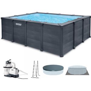 Intex Graphite Grey Panel 26396NP - Piscina fuori terra
