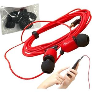 Générique Auricolari in-ear con cavo lungo - microstereo cablato da 3 m, cuffie antirumore di alta qualità, suono di bassi profondi, ideali per karaoke in rete, registrazione in studio