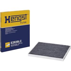 HENGST FILTER Filtro Cabina E2939LC - Filtro Carbone Attivo, Anti-Polline, 218x21x265 mm