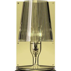 Kartell Take - Lampada da Tavolo Verde Oliva in Policarbonato, Design di Ferruccio Laviani