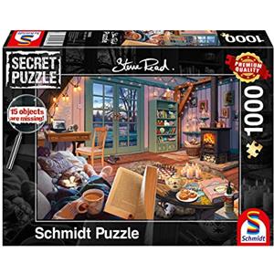 Schmidt Puzzle 1000 pièces : Puzzle Secret : Maison de vacances