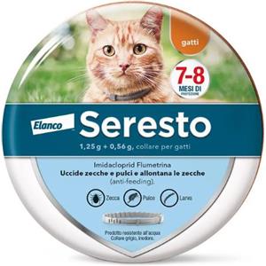 Seresto Collare per Gatti 38 cm - Antiparassitario per gatti - 1° ORDINE? fino al 20% di sconto