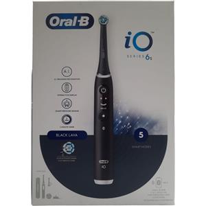 PROCTER & GAMBLE SRL Oral-B iO Series 6s Spazzolino Elettrico Nero + 2 Refill