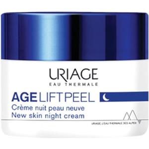 Uriage Age Lift Crema Notte Peeling 50 ml - Trattamento Rigenerante Anti-invecchiamento per Tutti i Tipi di Pelle