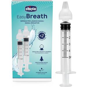 Chicco Siringa Nasale Easy Breath - Dispositivo Monouso per Lavaggi Nasali, 2 Pezzi