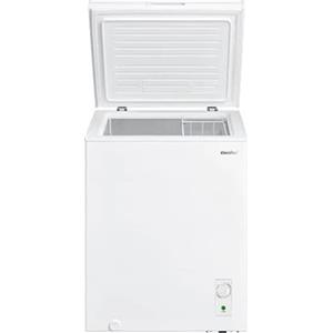 Midea Comfee RCC197WH1 - Congelatore pozzetto, 142 L, Congelamento 6,5 kg/24h, Classe energetica F, Bianco, Libera installazione, Apertura dall'alto
