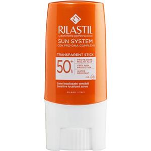 Rilastil Sun System Stick Solare Trasparente SPF 50 per Pelli Sensibili - 8,5 ml