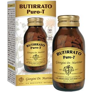 Dr. Giorgini Butirrato Puro T - Integratore di Butirrato di Sodio in 180 Pastiglie, Adatto ai Vegani