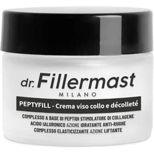 Dr. Fillermast Peptyfill Cream - Crema Rassodante ed Elasticizzante per Viso, Collo e Décolleté con Acido Ialuronico e Peptidi