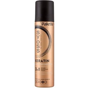 Syoss Palette Keratin Lacca Cheratina 300 ml - Lacca 3-in-1 per Styling, Protezione e Tenuta 4 con Cheratina e Complesso Vitaminico