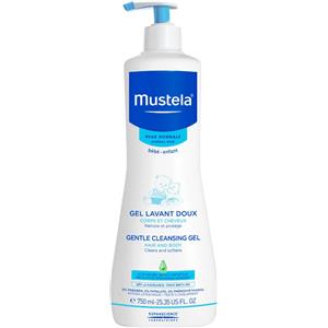Mustela Detergente Delicato 750ml - Deterge Corpo e Capelli con Avocado Bio e Glicerina, Ideale per Neonati e Bambini