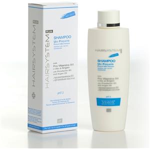 VERDESCIENZA Hairsystem Plus Shampoo Delicato 200ml - Uso Frequente con Pro Vitamina B5 e Olio di Argan, Senza SLS
