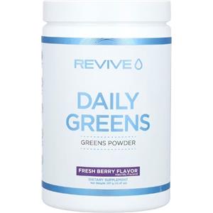 Revive Daily Greens Powder - Polvere di Verdure e Frutta, Gusto Bacca Fresca, 510g
