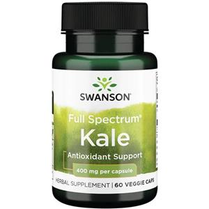 SWANSON Cavolo Riccio 400 mg - 60 Capsule Vegetali per Nutrienti Essenziali