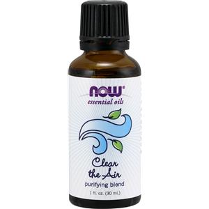 NOW Foods Olio Essenziale Clear the Air - Miscela Purificante 30 ml con Menta Piperita ed Eucalipto