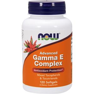 Now Foods Advanced Gamma E Complex - Integratore di Vitamina E a Spettro Completo con Tocoferoli e Tocotrienoli - 120 Capsule Morbide