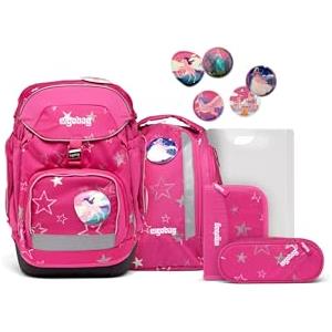 ergobag set zaino scolastico pack set StarlightBear - Pink
