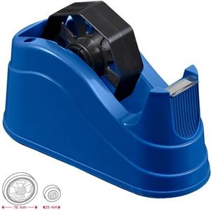 Starline Dispenser da Tavolo Medium Blu con Portapenne - Adatto a Nastri Adesivi fino a 25mm x 66m