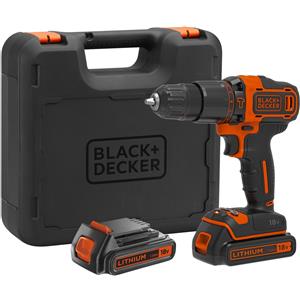 BLACK & DECKER Trapano a percussione Black+Decker BDCHD18KB-QW 18V 1.5Ah