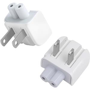 HENGBIRD Adattatore da Viaggio Europa verso USA 2 Pezzi - Adattatore Universale per MacBook, iPad, iPhone - Compatto e Sicuro per i Viaggi negli USA, Canada, Messico