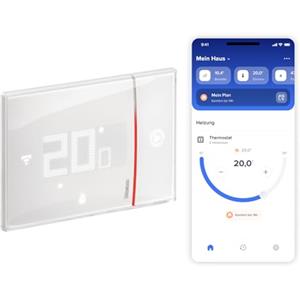 Bticino Termostato WiFi intelligente Smarther2 with Netatmo XW8002, Incasso, Bianco - versione professionale