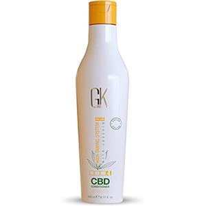 GK HAIR Global Keratin Hemp Conditioner (240ml / 8.11 FL Oz) Idratante Rinforzante Colore Trattata Riparazione danneggiata Fornisce nutrimento e lucentezza infusa Senza solfati di parabeni