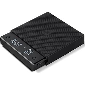 Timemore Black Mirror Basic Pro, Bilancia digitale da caffè con misurazione del flusso, bilancia da barista con timer, bilancia per espresso, Bilancia da cucina 0,1 g/2 kg, Nero