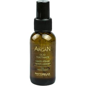 Phytorelax Olio di Argan 60ml - Olio Trattante per Capelli Sfibrati con Proprietà Ristrutturanti e Protettive