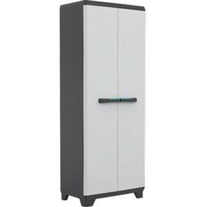 KETER ARMADIO TUTTOPIANI LINEAR KETER PPL GRIGIO NERO 2 ANTE CM 68X39 H.CM 173