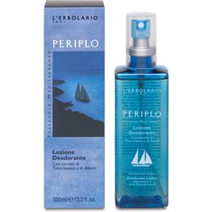 L'Erbolario Periplo Lozione Deodorante 100 ml - Erogatore Spray No-Gas con Timo Bianco e Alloro