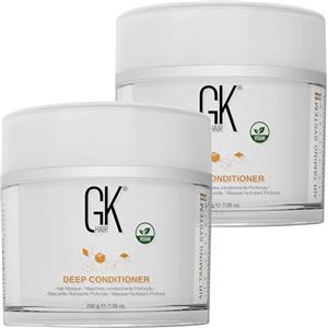 GK Hair Deep Conditioner Masque Maschera condizionante per la riparazione dei danni ai capelli nutriente di Per risciacquo per rafforzare, far crescere e risanare (Pack of 2-200g)