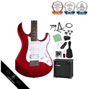 Yamaha Chitarra elettrica YAMAHA PACIFICA012 modello per principianti rosso metalliz...