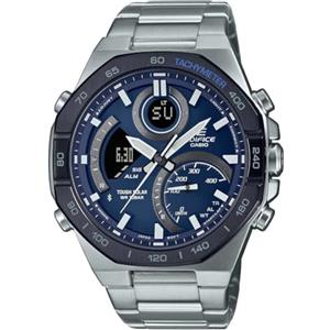 Casio Edificio | quadrante blu | bracciale in acciaio inossidabile ECB-950DB-2AEF
