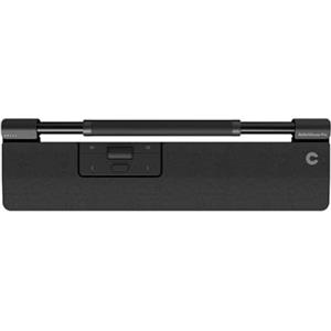 Contour RollerMouse Pro, Slim - Mouse ergonomico per alleviare il dolore al collo, alla spalla e al polso, design centrale a rotelle, poggiapolsi in pelle vegana, 600-2800 DPI, Bluetooth/USB