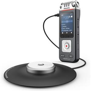 Philips VoiceTracer DVT8115 registratore vocale, Microfono a 360° per riunioni con qualità eccellente. Licenza AI Sembly in prova: l'Intelligenza Artificiale crea riassunti, trascrizioni