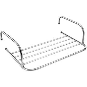 Bizcasa Stendino da Balcone, Portasciugamani, Stendino Ripegabile da Balcone/Termosifone, Adatto per Balconi, Ringhiere e Termosifone per Uso Interno ed Esterno (40cm)