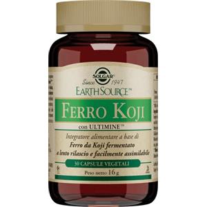Solgar FERRO KOJI, 30 capsule vegetali - Ferro Ultimine™ da Koji fermentato - stanchezza e funzione immunitaria