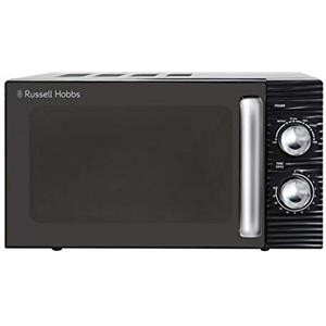 Russell Hobbs Forno a Microonde Manuale Solo Russell Hobbs RHM1731B Inspire da 17L e 700W, Nero, con 5 Livelli di Potenza, Timer, Funzione Scongelamento, Facile da Pulire.