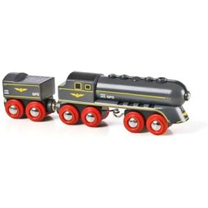 Brio World - Vaporiera Veloce | Accessorio Pista Trenino | Trenino Albero Di Natale | Per Bambini Dai 3 Anni In Su | Compatibile Con Tutti I Prodotti Brio | Regalo Bambini 3 Anni